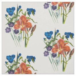 Tela Spiderwort y Daylily