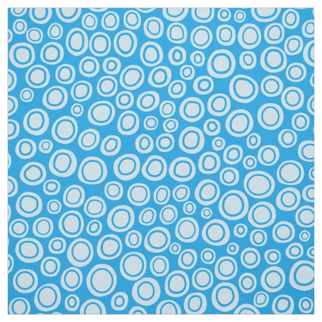 Tela Spots 071215 - Semi-transparente en Blue 009dea (Retal)