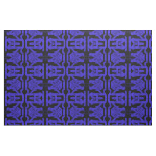 Tela spray abstracto Thunder_Cove azul/negro