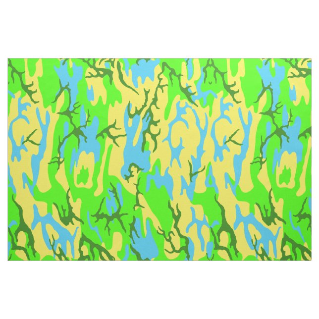 Tela Spring Meadow Camo ("Cuarto gordo" (fat quarter))