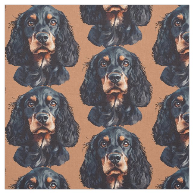 Tela Springer Spaniel  Perro Diversión Arte Animal (Retal)