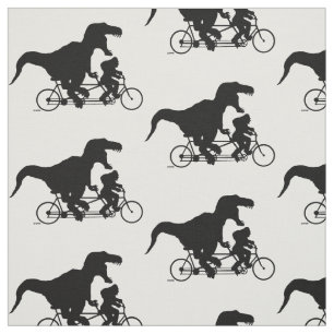 Tela Squatchin ido que completa un ciclo con T-rex