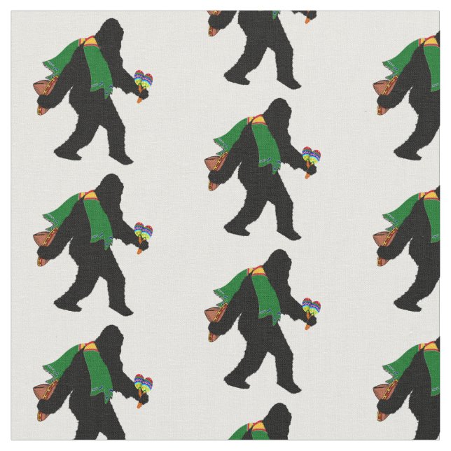 Tela Squatcho de Mayo con Serape (De cerca)