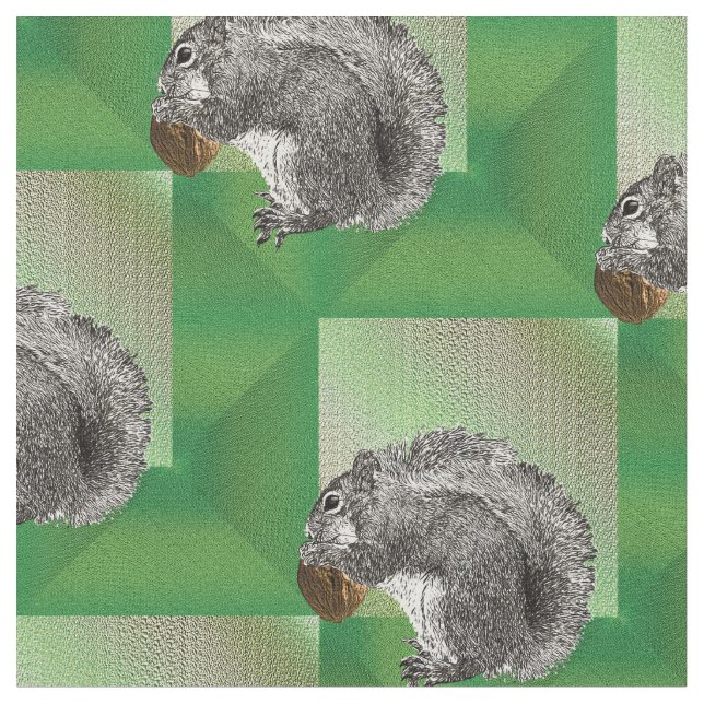 Tela Squirrel Nuts (De cerca)