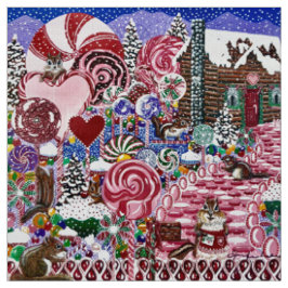 Tela Sra. Elizabeth Candy Land