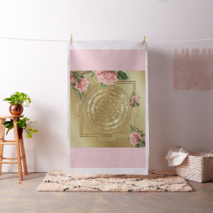 Tela SRI YANTRA y el aroma de los Rosas - Tejido