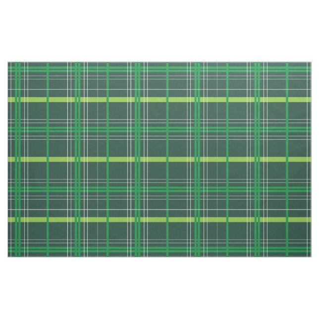 Tela St. Patrick's Day Dark Green Plaid (Yarda)