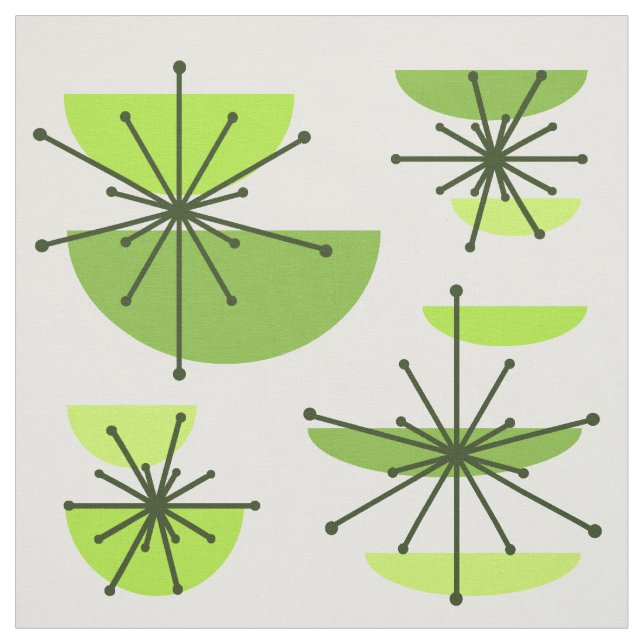 Tela Starbursts Chartreuse (Retal)