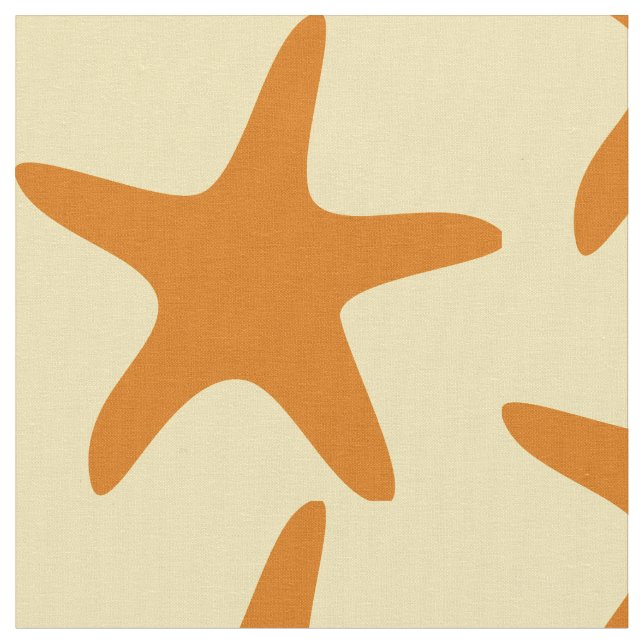 Tela Starfish Cotton Fabric (De cerca)