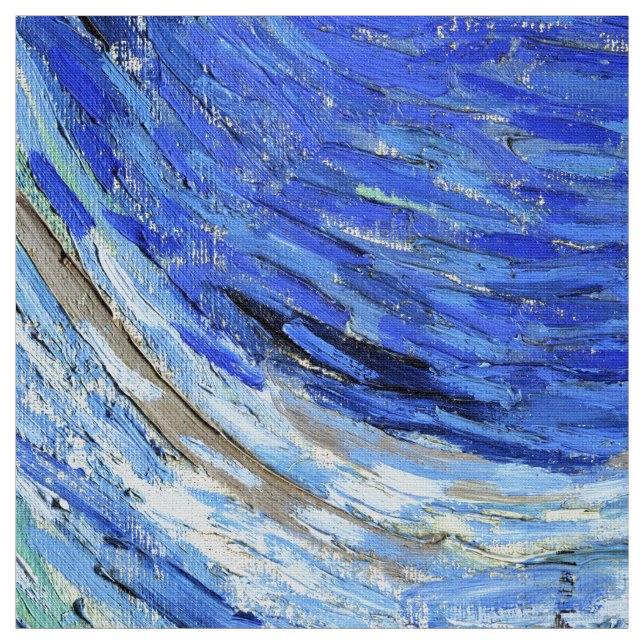 Tela Starry Night Van Gogh Imopressionism Fabric (Retal)