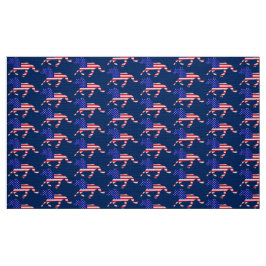 Tela Stars and Stripes Mustang (azul)