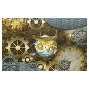 Tela Steampunk, búho   mecánico impresionante con los