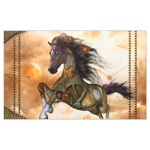 Tela Steampunk, caballo impresionante del steampunk