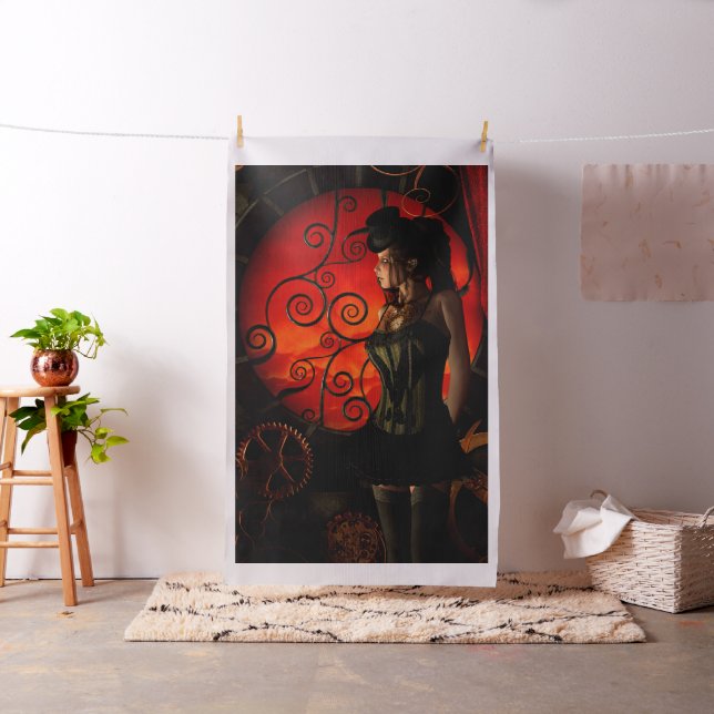 Tela Steampunk, señora maravillosa del steampunk en la (In Situ)