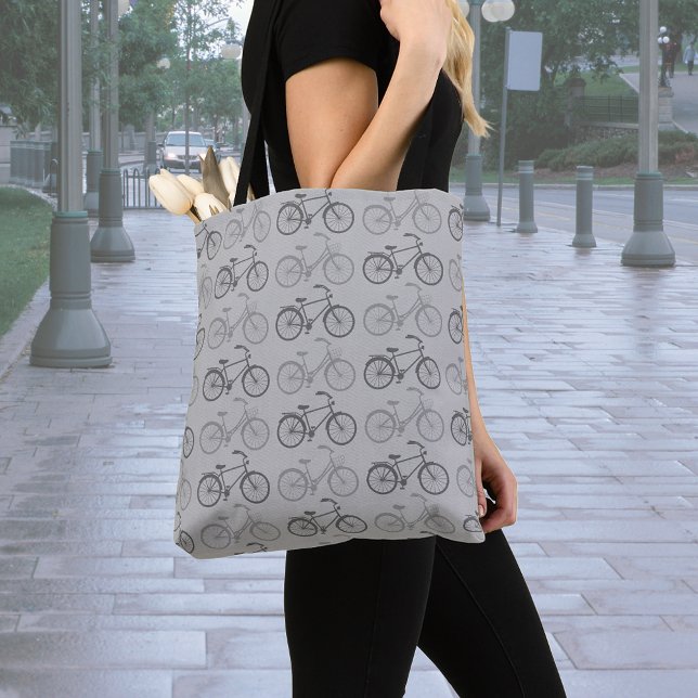 Tela Su bolso tote de patrón de bicicleta (Subido por el creador)