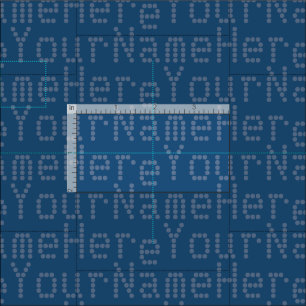 Tela Su nombre Fabric Nombre Personalizado Fabric Punto