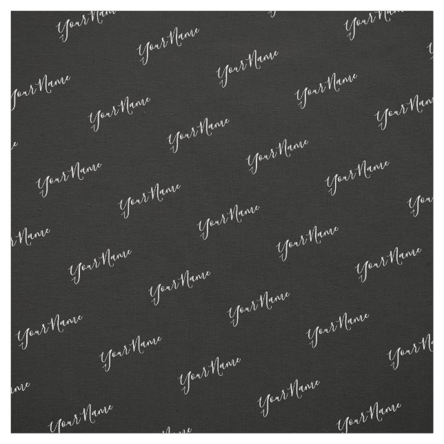 Tela Su nombre, Tipografía Blanca (Retal)