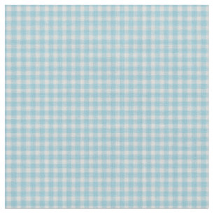 Tela Suave patrón de cuadros gingham azul cielo