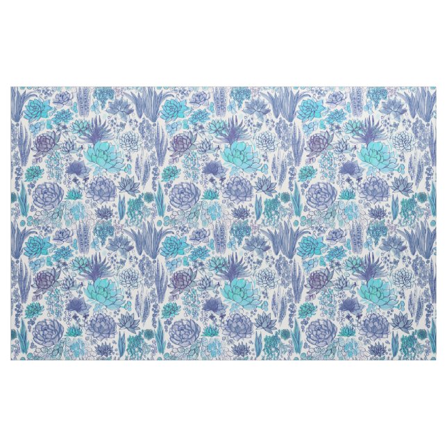 Tela Suculento jardín ("Cuarto gordo" (fat quarter))
