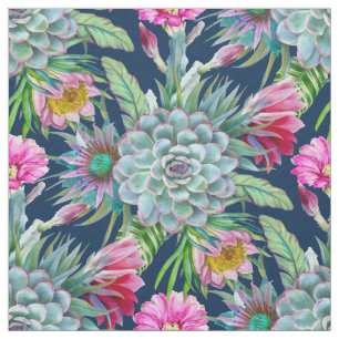 Tela Suculentos Echeveria Cactus Flowers Garden