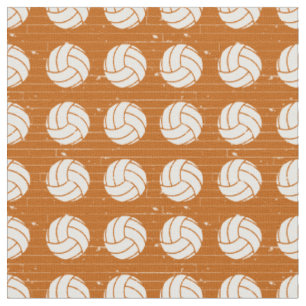 Tela Suelo de madera de voleibol Naranja quemado con es