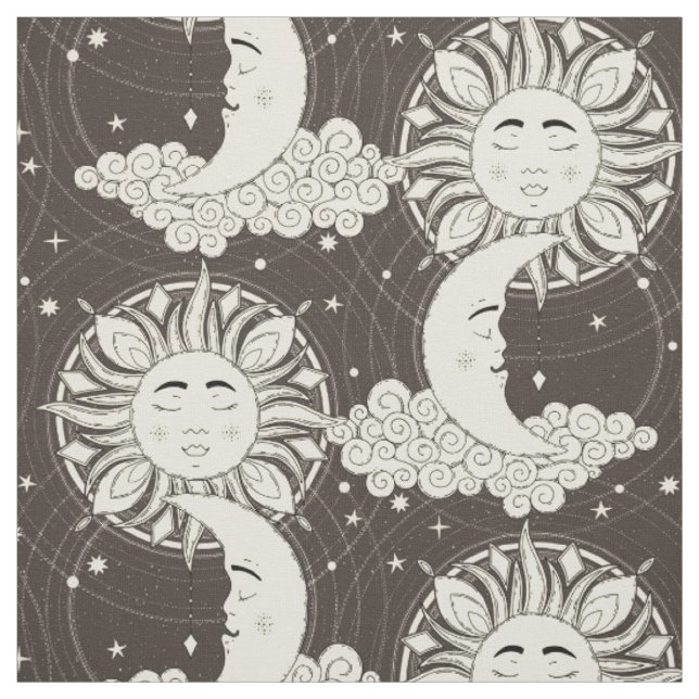 Tela sueños bohemios naturales (Retal)