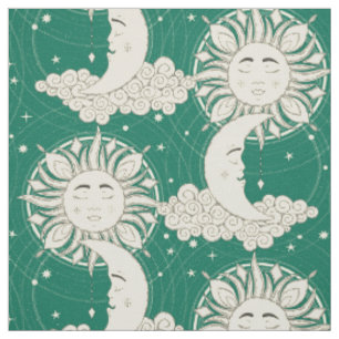 Tela sueños bohemios verdes