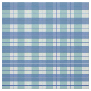 Tela Summer Blue Checkered Gingham Plaid