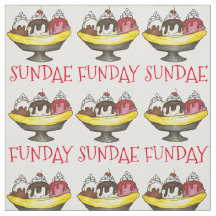 SUNDAE (DOMINGO) FUNDAY Ice Cream Banana Split Foo