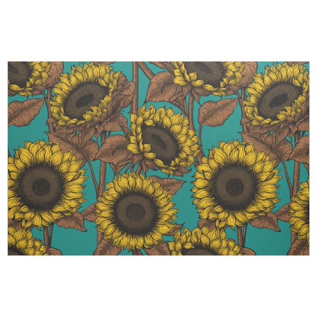 Tela Sunflower ("Cuarto gordo" (fat quarter))
