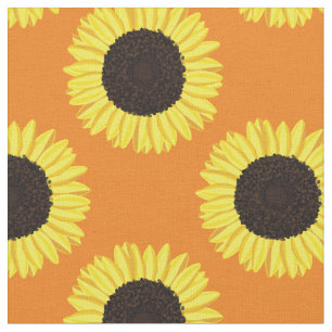 Tela Sunflowers Cute Flores Florales Infantiles Baby