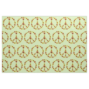 Tela Sunflowers Peace firma Fabric