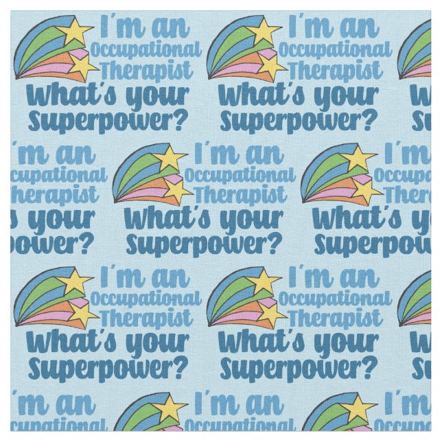 Tela Super Ocupacional Terapia Cul Azul OT (De cerca)