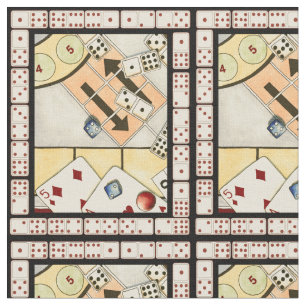 Tela Surtido embarullado de juegos de azar