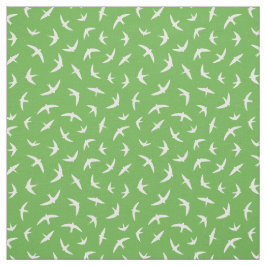 Tela Swacks y golosinas blancos de vuelo verdes