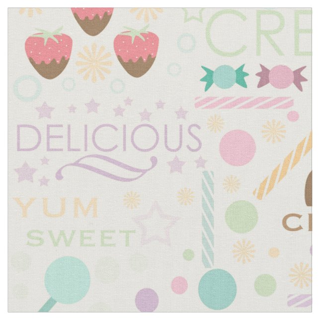 Tela Sweet Temptation Vanilla Bakery (De cerca)