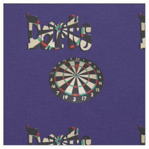 Tela Tablas de dardos con la palabra Darts,