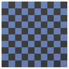 Tela Tablero de ajedrez azul y negro