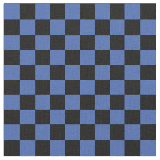 Tela Tablero de ajedrez azul y negro