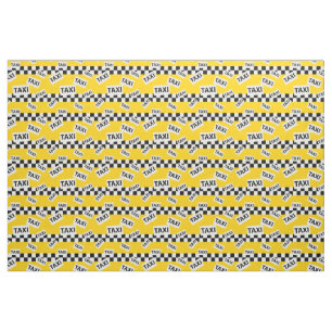 Tela Tablero de ajedrez de controlador de taxi amarillo