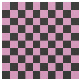 Tela Tablero de ajedrez rosa y negro