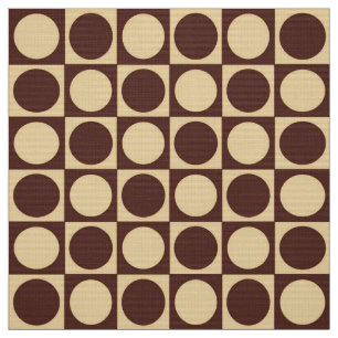 Tela Tablero de mediano siglo - chocolate y camello