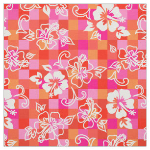 Tela Tablero Hibiscus Hawaiian Floral