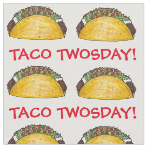 Tela Taco TWOSday Martes 2 cumpleaños Fiesta Fiesta