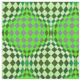 Tela Taffi Op Art Grass Green