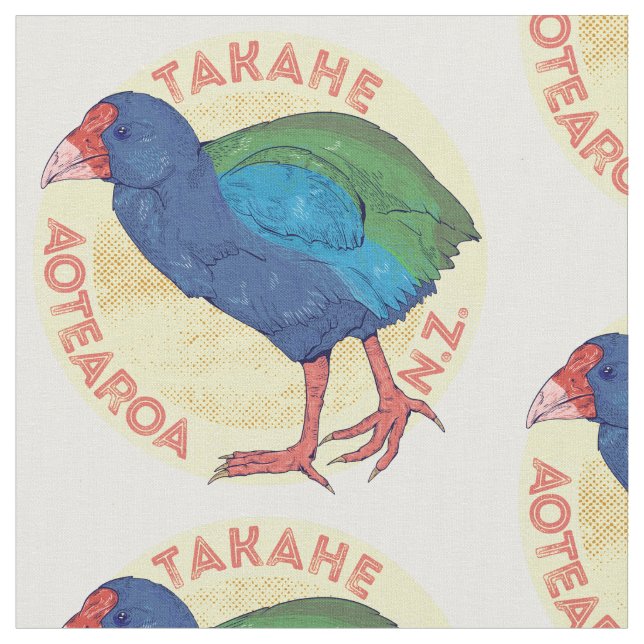 Tela Takahe Aotearoa Nueva Zelanda (De cerca)