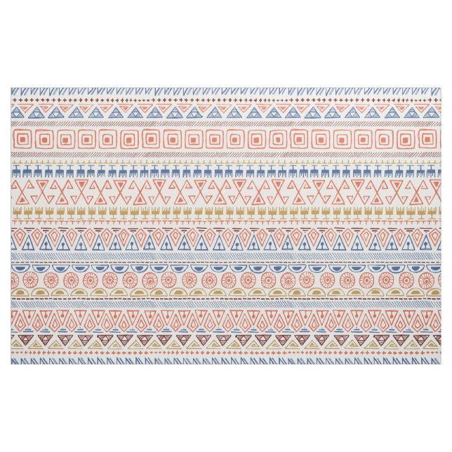 Tela Talla de patrón azteca ("Cuarto gordo" (fat quarter))