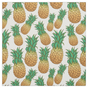 Tela Talla de patrón de piñas