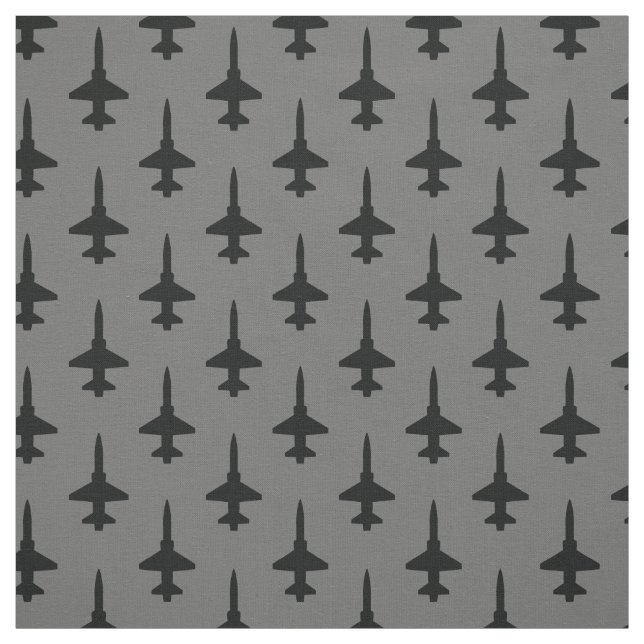 Tela Talón negro T-38 sobre gris (Retal)