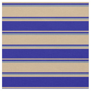 Tela Tan, azul oscuro y patrón gris pizarra claro